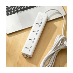 Deli ET403 4 Holes 3m Universal Conventional Power Strip